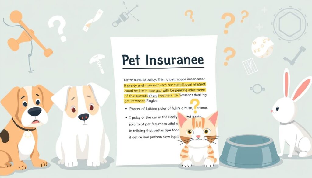 Temporary pet insurance exclusions