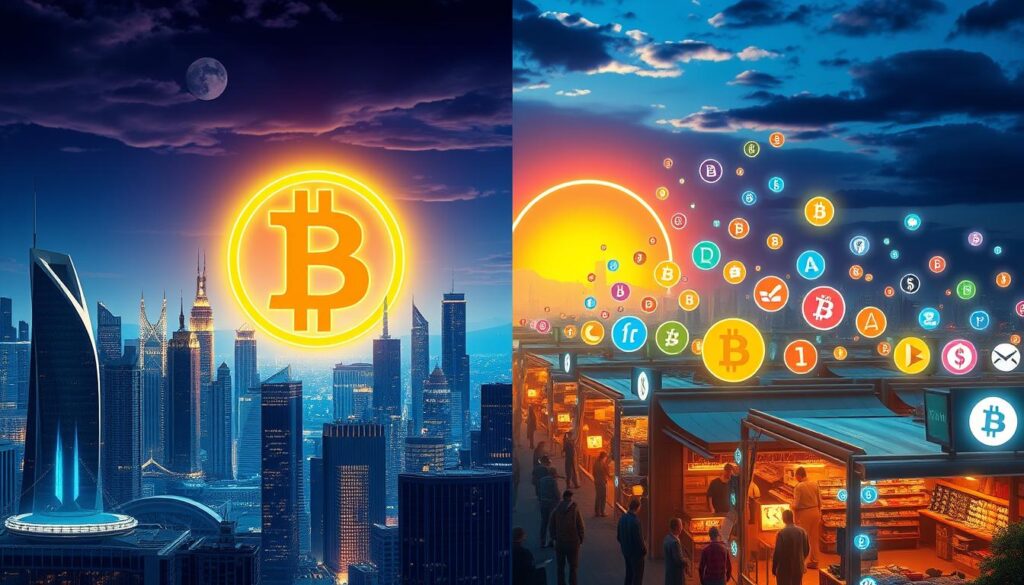 altcoins vs. Bitcoin