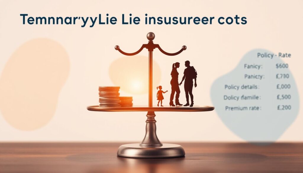 temporary life insurance cost information