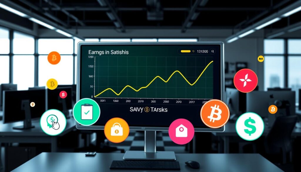 tracking free satoshi earnings